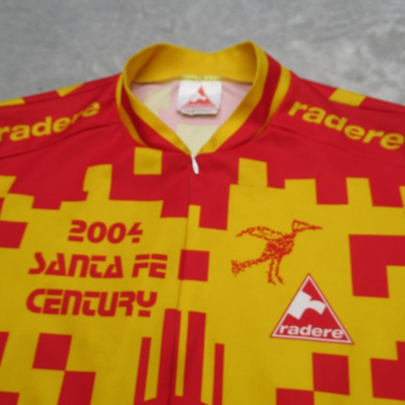 Radere Cycling‎ Jersey Mens Large Yellow 2004 Santa Fe Century Short Sleeve - Picture 6 of 14